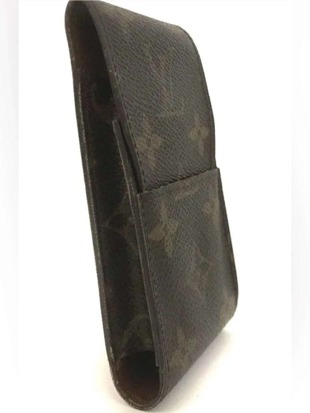 Louis Vuitton Brown Monogram Cigarette Tobacco Case Accessory Lip Stick Holder - Picture 7 of 16